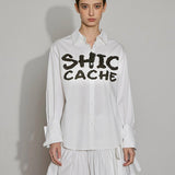 Cotton Logo Shirt Dress - SHICCACHE