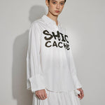Cotton Logo Shirt Dress - SHICCACHE