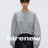 Crew Neck Sweatshirt Gray - SHICCACHE