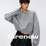 Crew Neck Sweatshirt Gray - SHICCACHE