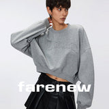 Crew Neck Sweatshirt Gray - SHICCACHE