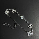 Crystal Clover Lucky Charm Bracelet - SHICCACHE