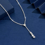 Crystal Drop Y - Necklace - SHICCACHE