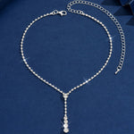 Crystal Drop Y - Necklace - SHICCACHE