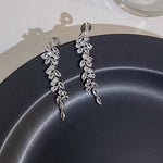 Crystal Vine Drop Earrings - SHICCACHE
