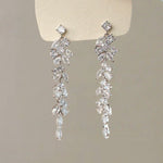 Crystal Vine Drop Earrings - SHICCACHE