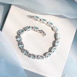 Cushion Cut Zircon Tennis Bracelet - SHICCACHE