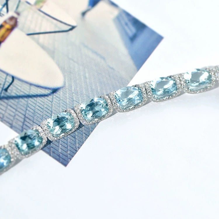 Cushion Cut Zircon Tennis Bracelet - SHICCACHE