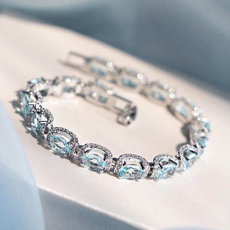 Cushion Cut Zircon Tennis Bracelet - SHICCACHE