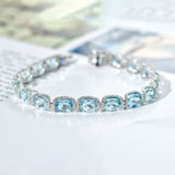 Cushion Cut Zircon Tennis Bracelet - SHICCACHE