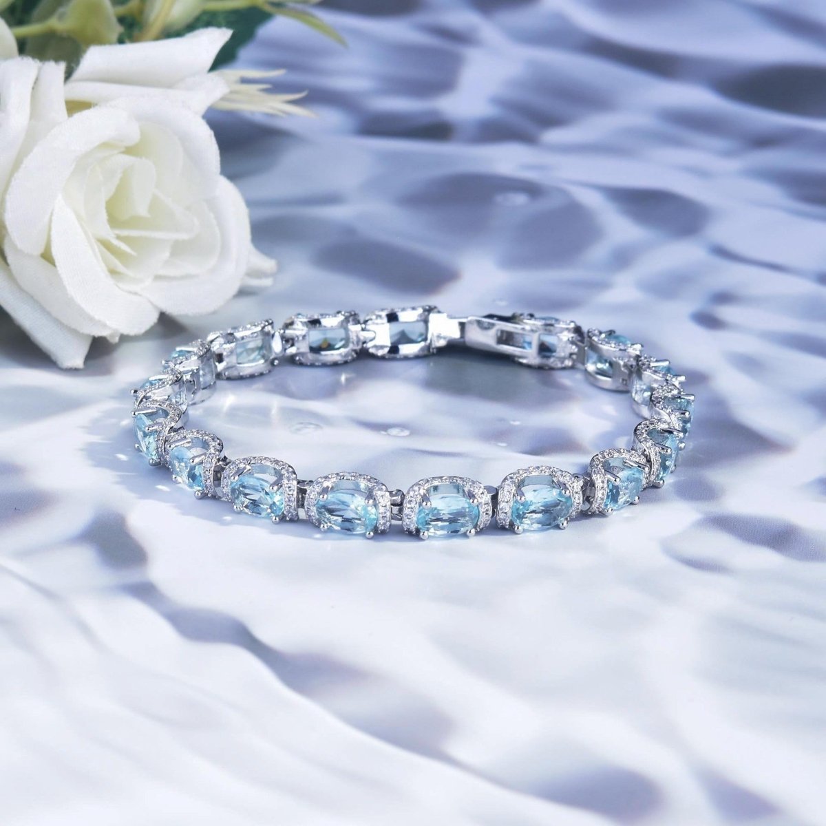 Cushion Cut Zircon Tennis Bracelet - SHICCACHE