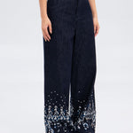 embroidered jeans - SHICCACHE