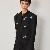 Embroidered Wool - Blend Jacket - SHICCACHE