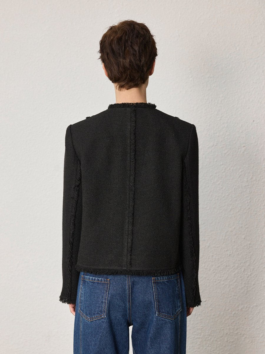 Embroidered Wool - Blend Jacket - SHICCACHE