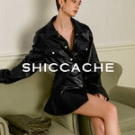 Faux Leather Belted Jacket Dress - SHICCACHE