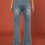 Flared Edge High - Waisted Jeans - SHICCACHE