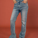 Flared Edge High - Waisted Jeans - SHICCACHE
