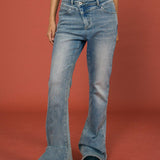 Flared Edge High - Waisted Jeans - SHICCACHE