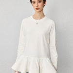 Flounce Hem Elegance Tee - SHICCACHE