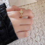 Golden Clover Chain Ring - SHICCACHE