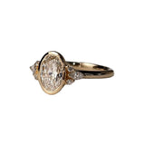 Golden Oval Brilliance Ring - SHICCACHE