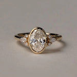 Golden Oval Brilliance Ring - SHICCACHE