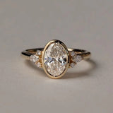 Golden Oval Brilliance Ring - SHICCACHE