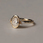 Golden Oval Brilliance Ring - SHICCACHE