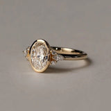 Golden Oval Brilliance Ring - SHICCACHE