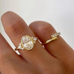 Golden Oval Brilliance Ring - SHICCACHE