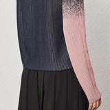 gradient crew neck sweater - SHICCACHE