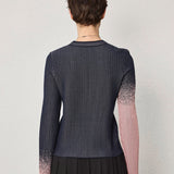 gradient crew neck sweater - SHICCACHE