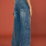 Graffiti Patch Wide - Leg Jeans - SHICCACHE