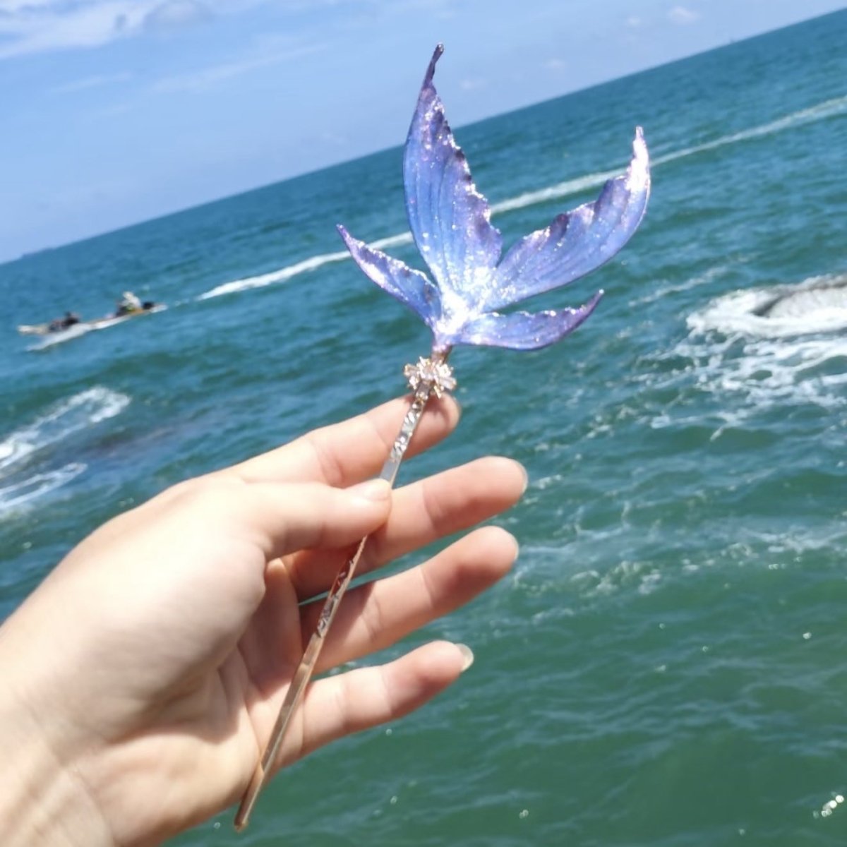 Iridescent Mermaid Hair Stick - SHICCACHE