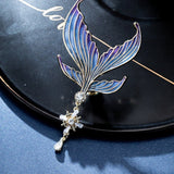 Iridescent Mermaid Tail Hair Clip - SHICCACHE
