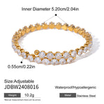 Lustrous Radiance Tennis Bracelet - SHICCACHE