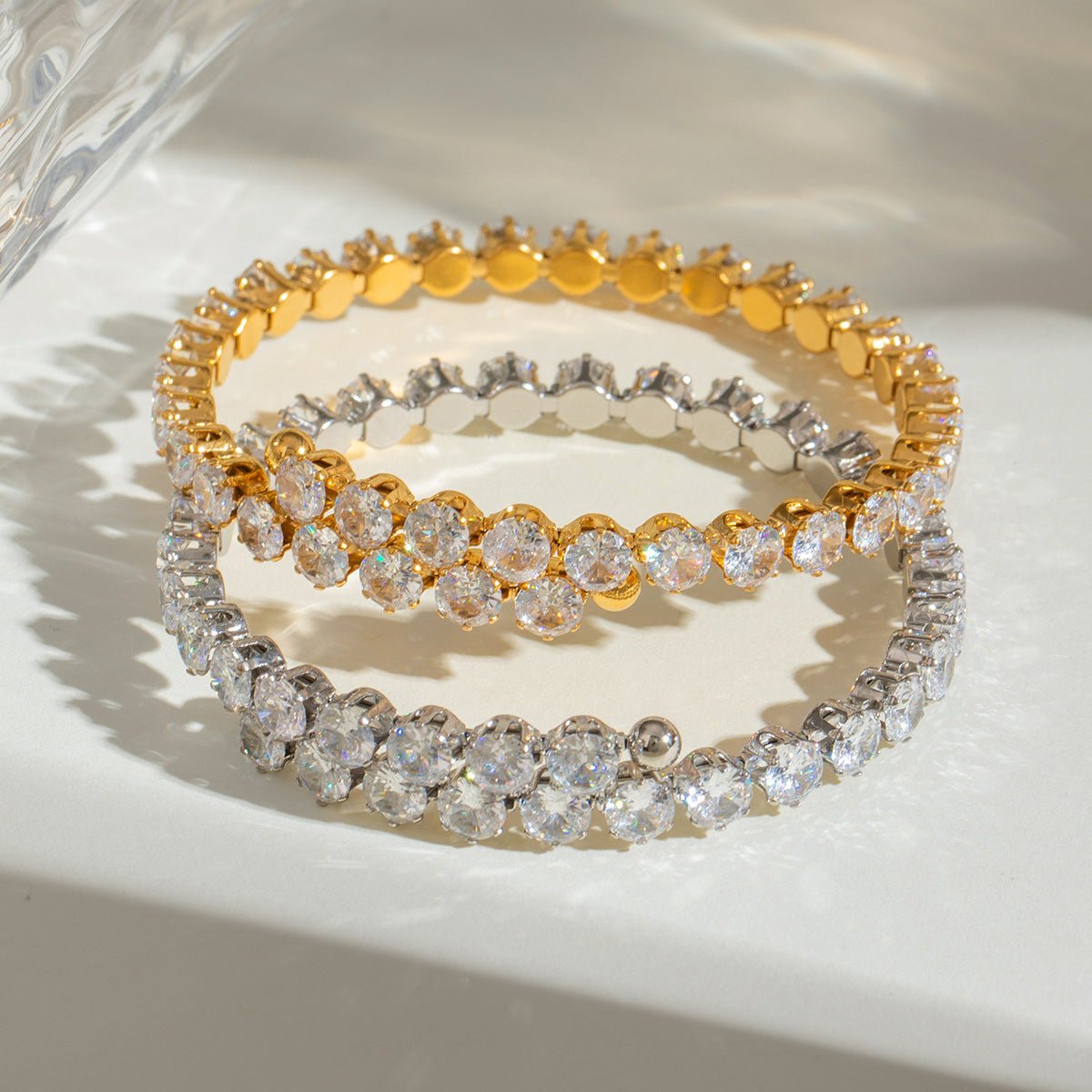 Lustrous Radiance Tennis Bracelet - SHICCACHE