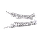 Luxe Cascading Crystal Drop Earrings - SHICCACHE