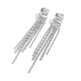 Luxe Cascading Crystal Drop Earrings - SHICCACHE