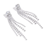 Luxe Cascading Crystal Drop Earrings - SHICCACHE