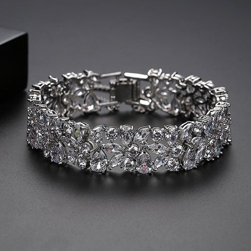 Luxury Cluster Zircon Bracelet - SHICCACHE