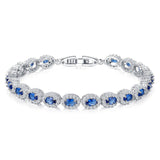 Midnight Sapphire Zircon Tennis Bracelet - SHICCACHE