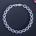 Midnight Sapphire Zircon Tennis Bracelet - SHICCACHE
