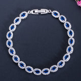 Midnight Sapphire Zircon Tennis Bracelet - SHICCACHE