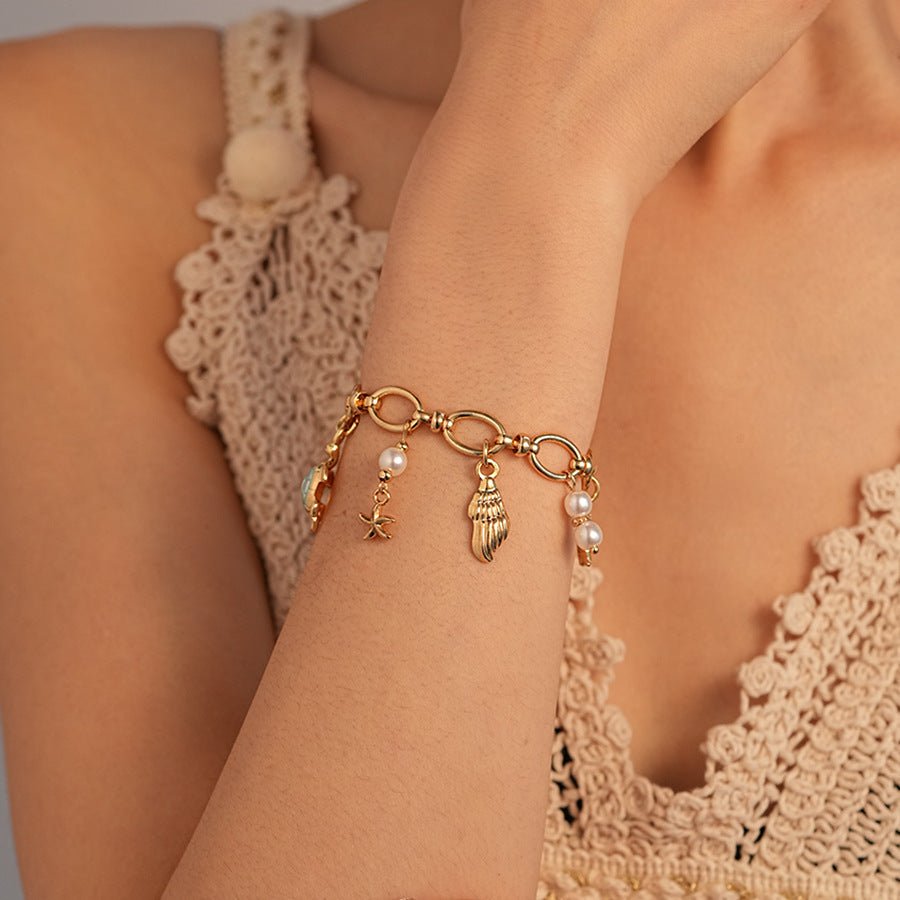 Oceanic Harmony Charm Bracelet - SHICCACHE