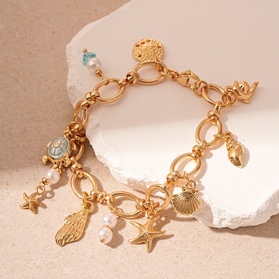 Oceanic Harmony Charm Bracelet - SHICCACHE