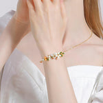 Orange Blossom Pearl Bracelet - SHICCACHE