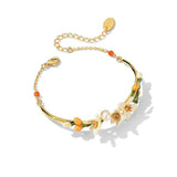 Orange Blossom Pearl Bracelet - SHICCACHE