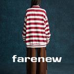 Playful Stripes Polo Sweatshirt - SHICCACHE