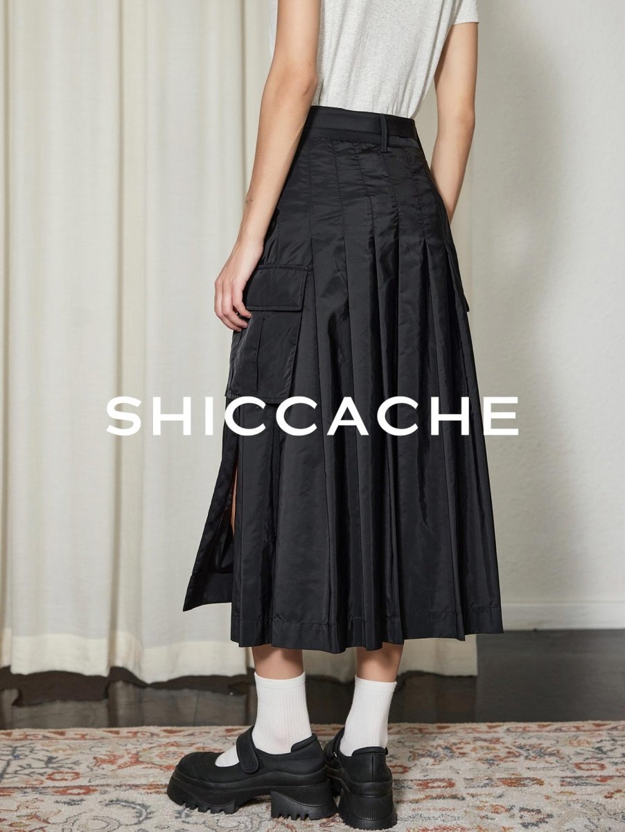 Pleated casual skirt - SHICCACHE